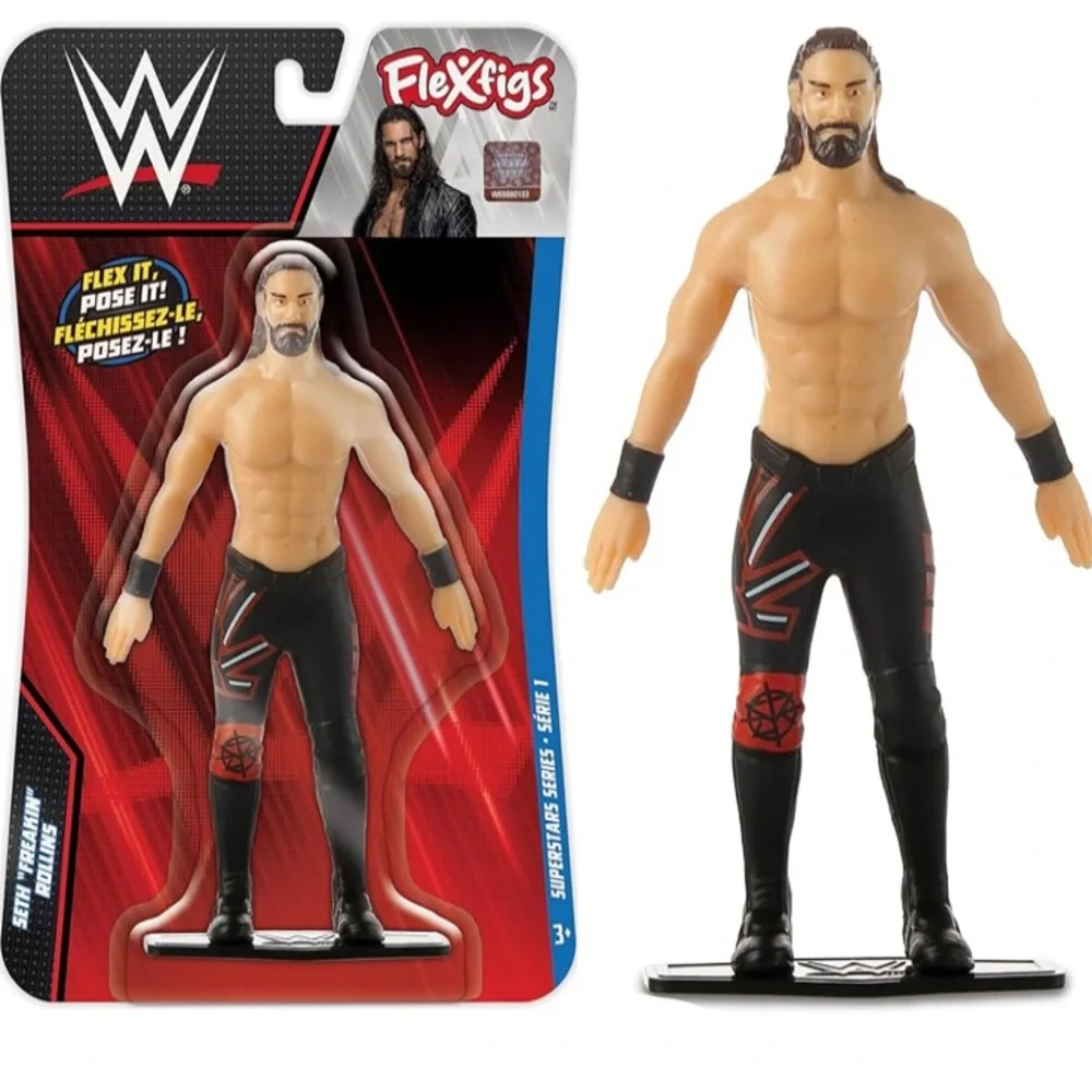 New in Package-WWE FlexForce Dynamic Duo Action Figures - Red and Black